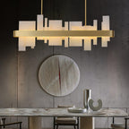 Helrenora Brass Chandelier-Moonnatur