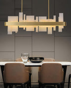 Helrenora Brass Chandelier-Moonnatur