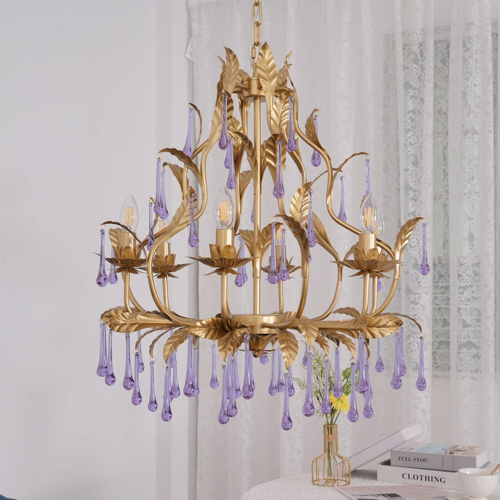 Fadrisse Glass Chandelier-Moonnatur