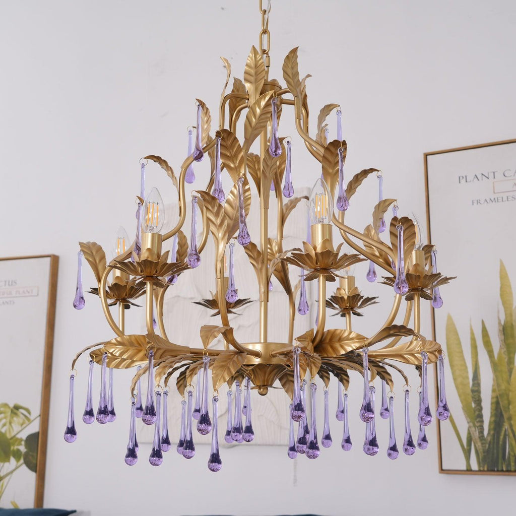 Fadrisse Glass Chandelier-Moonnatur