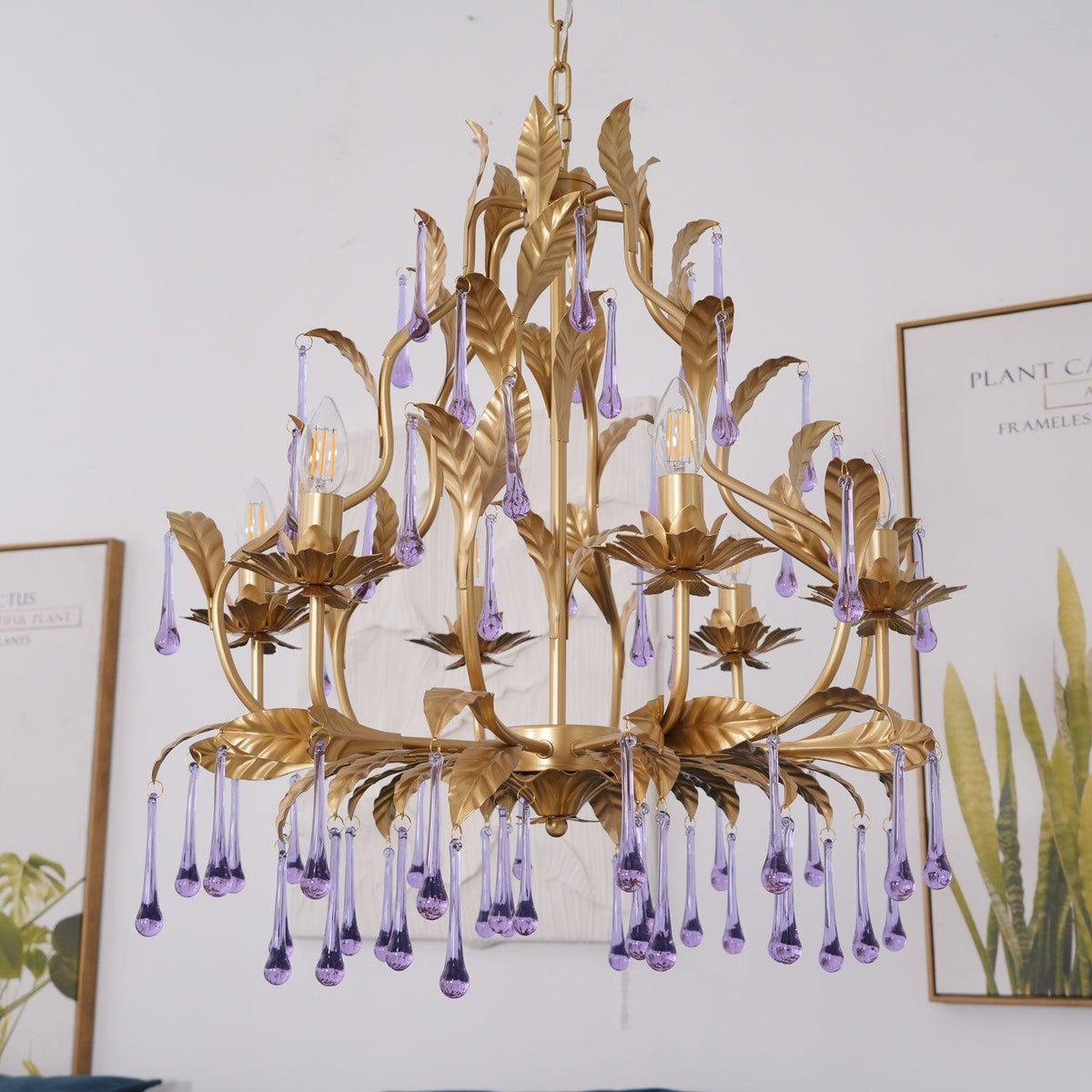 Fadrisse Glass Chandelier-Moonnatur