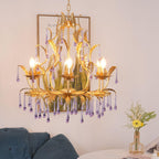 Fadrisse Glass Chandelier-Moonnatur