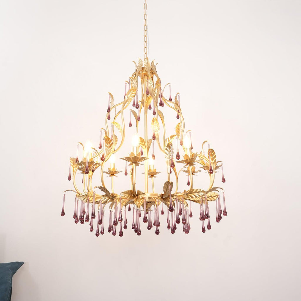 Fadrisse Glass Chandelier-Moonnatur