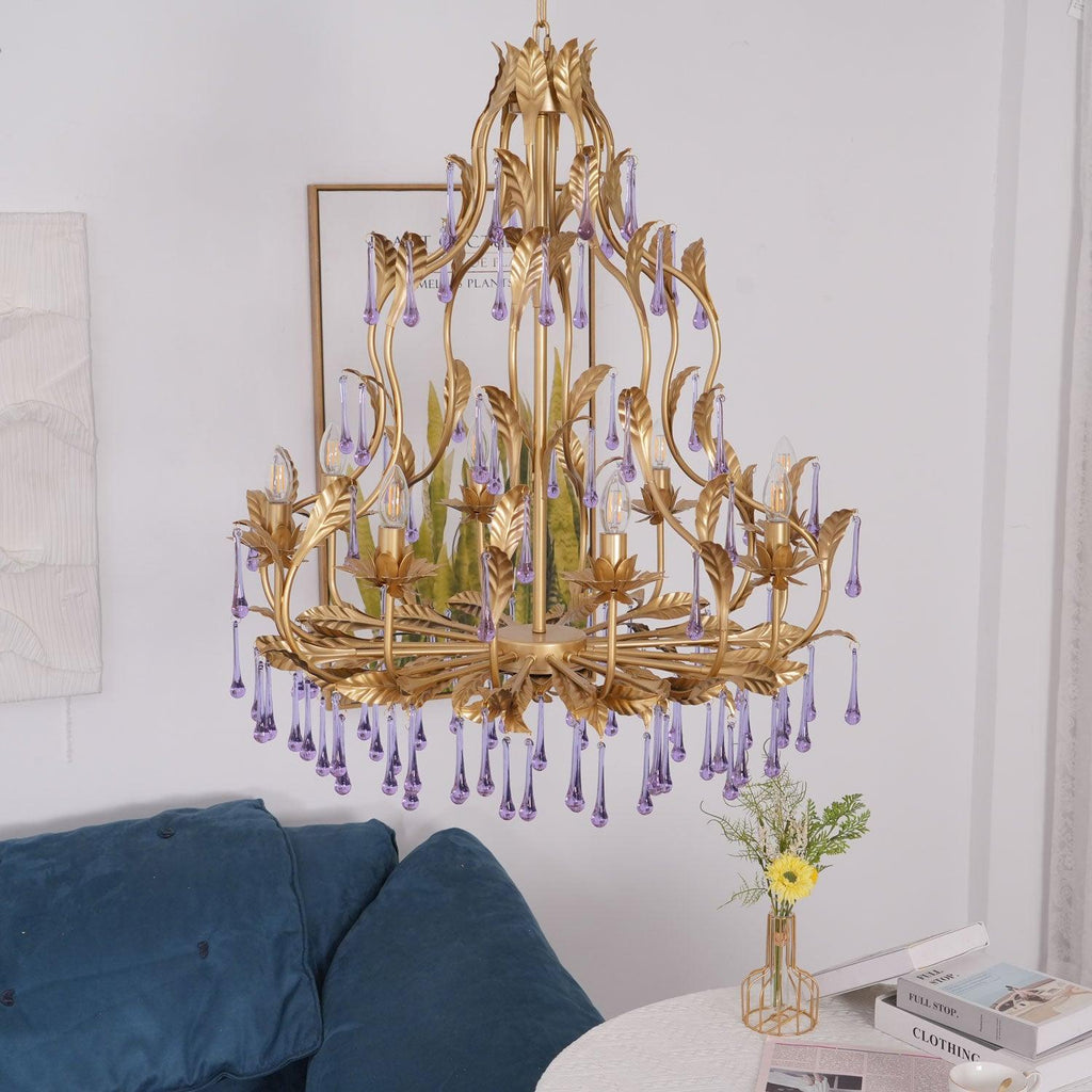 Fadrisse Glass Chandelier-Moonnatur