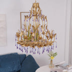 Fadrisse Glass Chandelier-Moonnatur