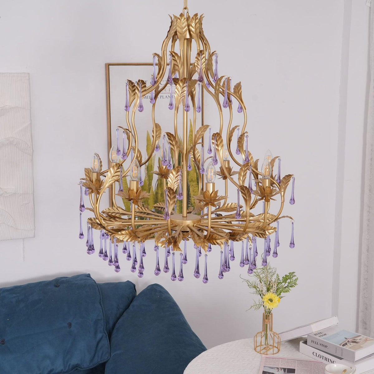 Fadrisse Glass Chandelier-Moonnatur