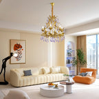 Fadrisse Glass Chandelier-Moonnatur