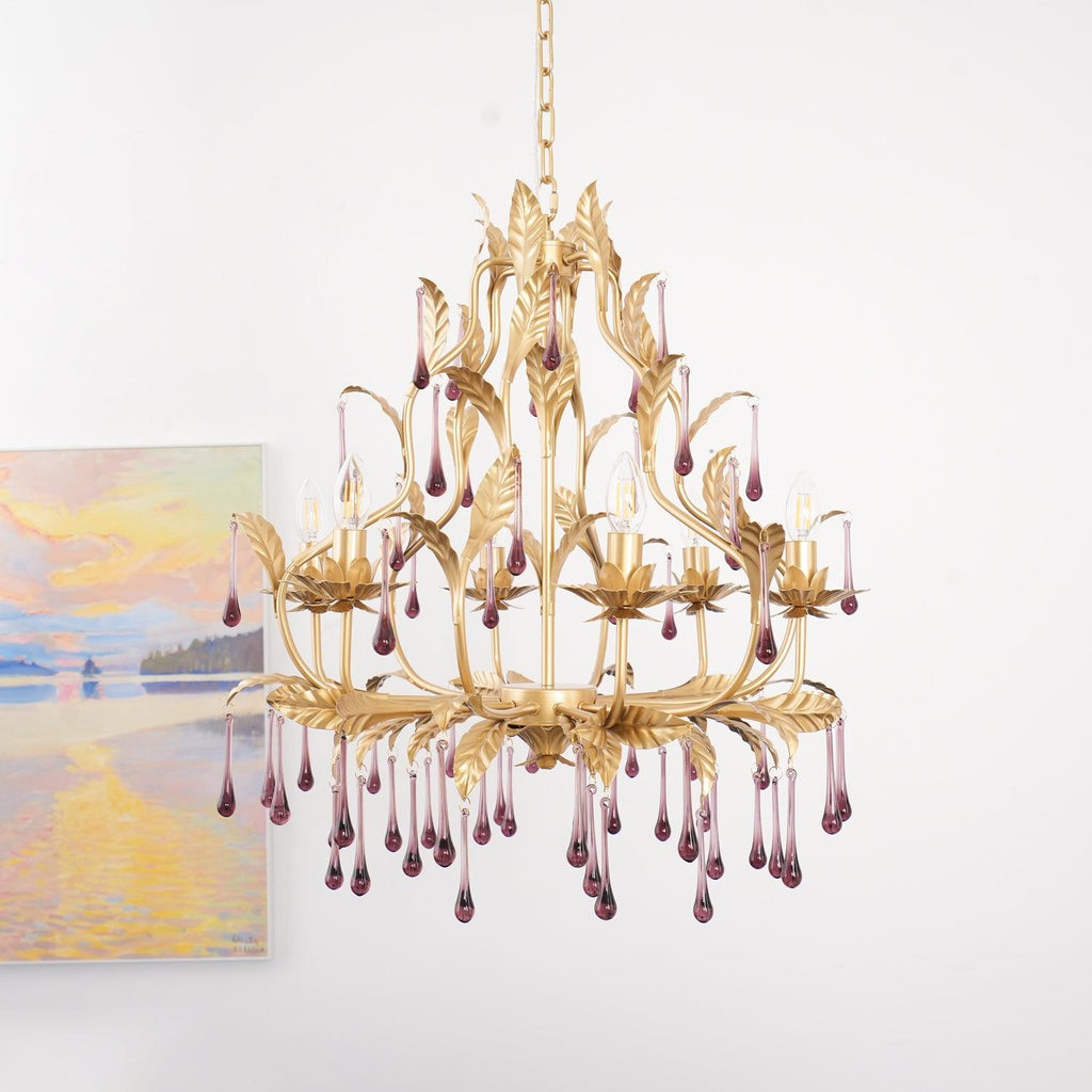 Fadrisse Glass Chandelier-Moonnatur