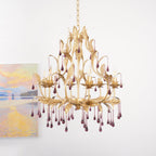 Fadrisse Glass Chandelier-Moonnatur