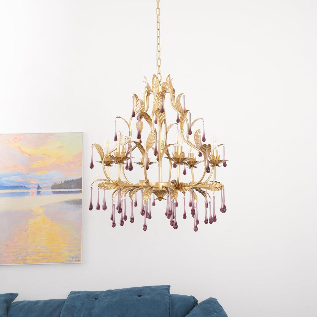 Fadrisse Glass Chandelier-Moonnatur