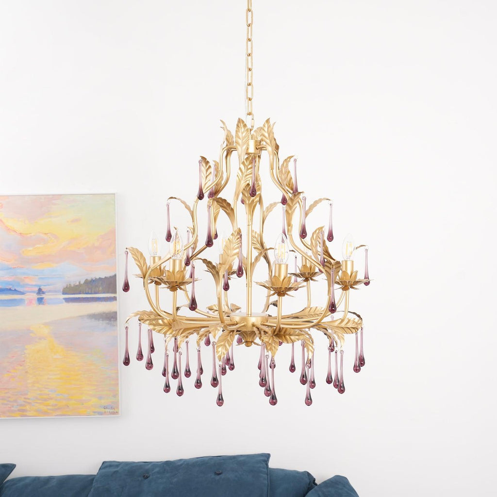 Fadrisse Glass Chandelier-Moonnatur