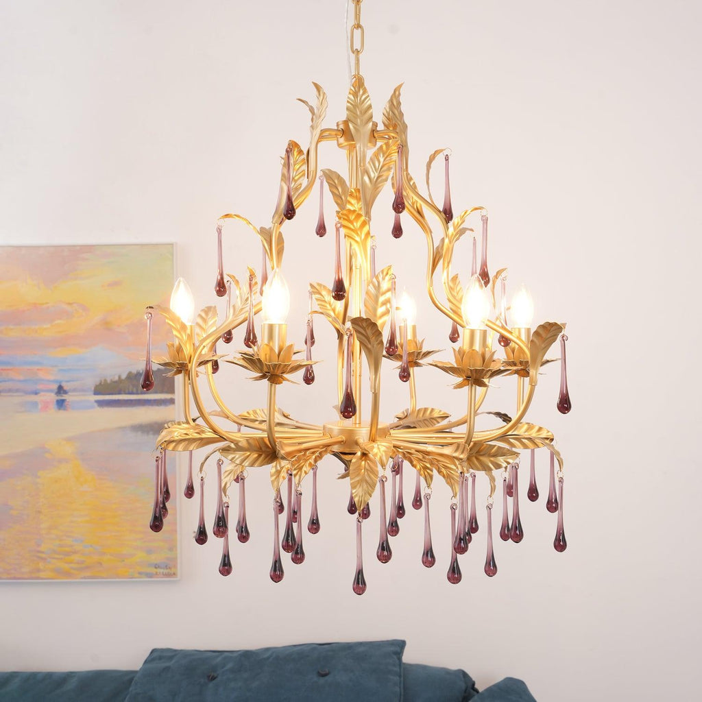 Fadrisse Glass Chandelier-Moonnatur