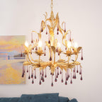 Fadrisse Glass Chandelier-Moonnatur