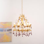 Fadrisse Glass Chandelier-Moonnatur