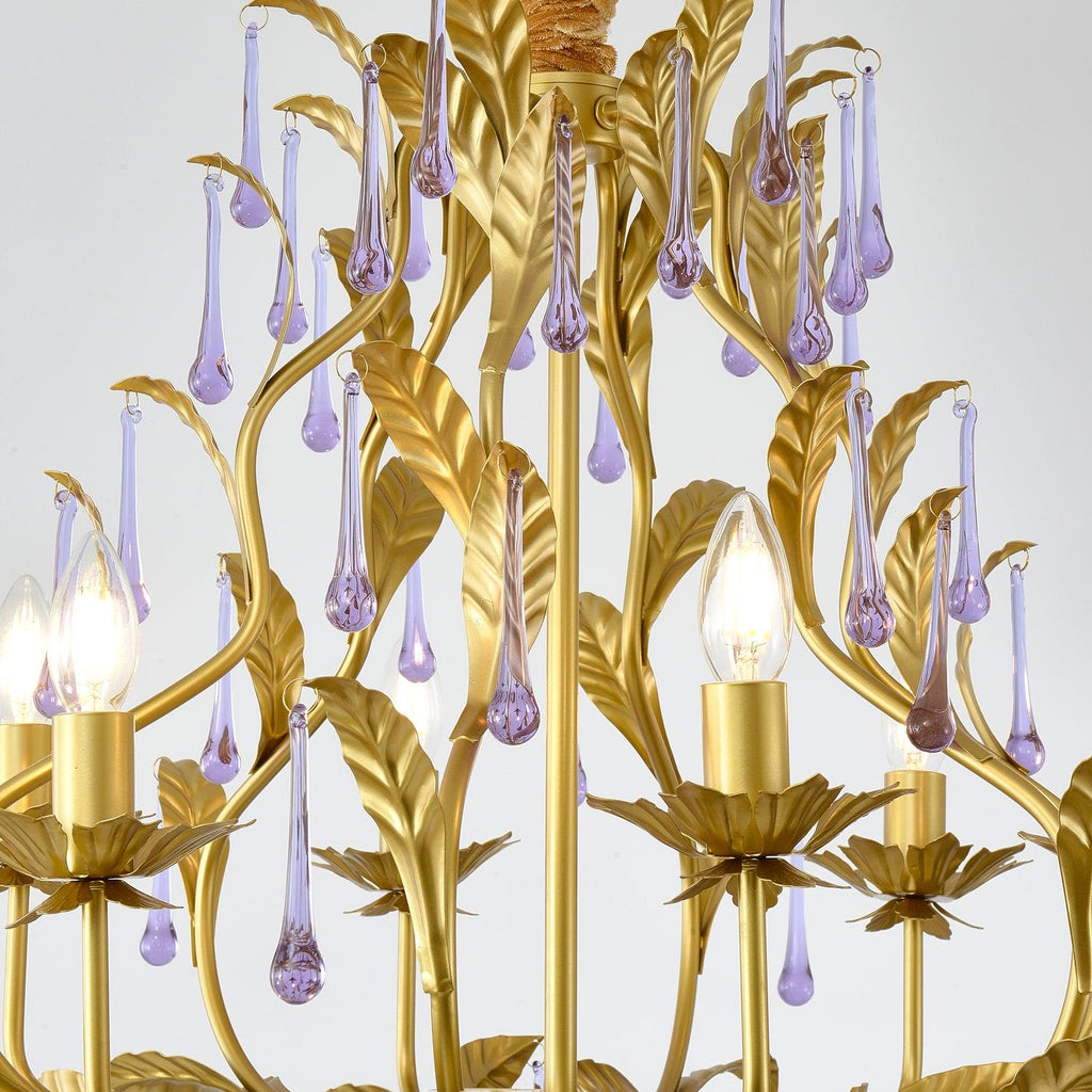 Fadrisse Glass Chandelier-Moonnatur
