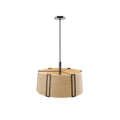 Finvereris Grasscloth Chandelier-Moonnatur