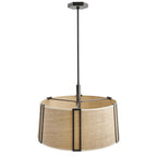 Finvereris Grasscloth Chandelier-Moonnatur