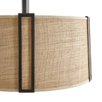 Finvereris Grasscloth Chandelier-Moonnatur