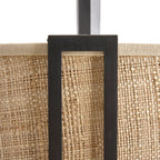 Finvereris Grasscloth Chandelier-Moonnatur