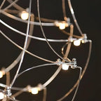 Adairenna Stainless Steel Chandelier-Moonnatur