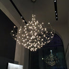 Adairenna Stainless Steel Chandelier-Moonnatur