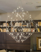 Adairenna Stainless Steel Chandelier-Moonnatur