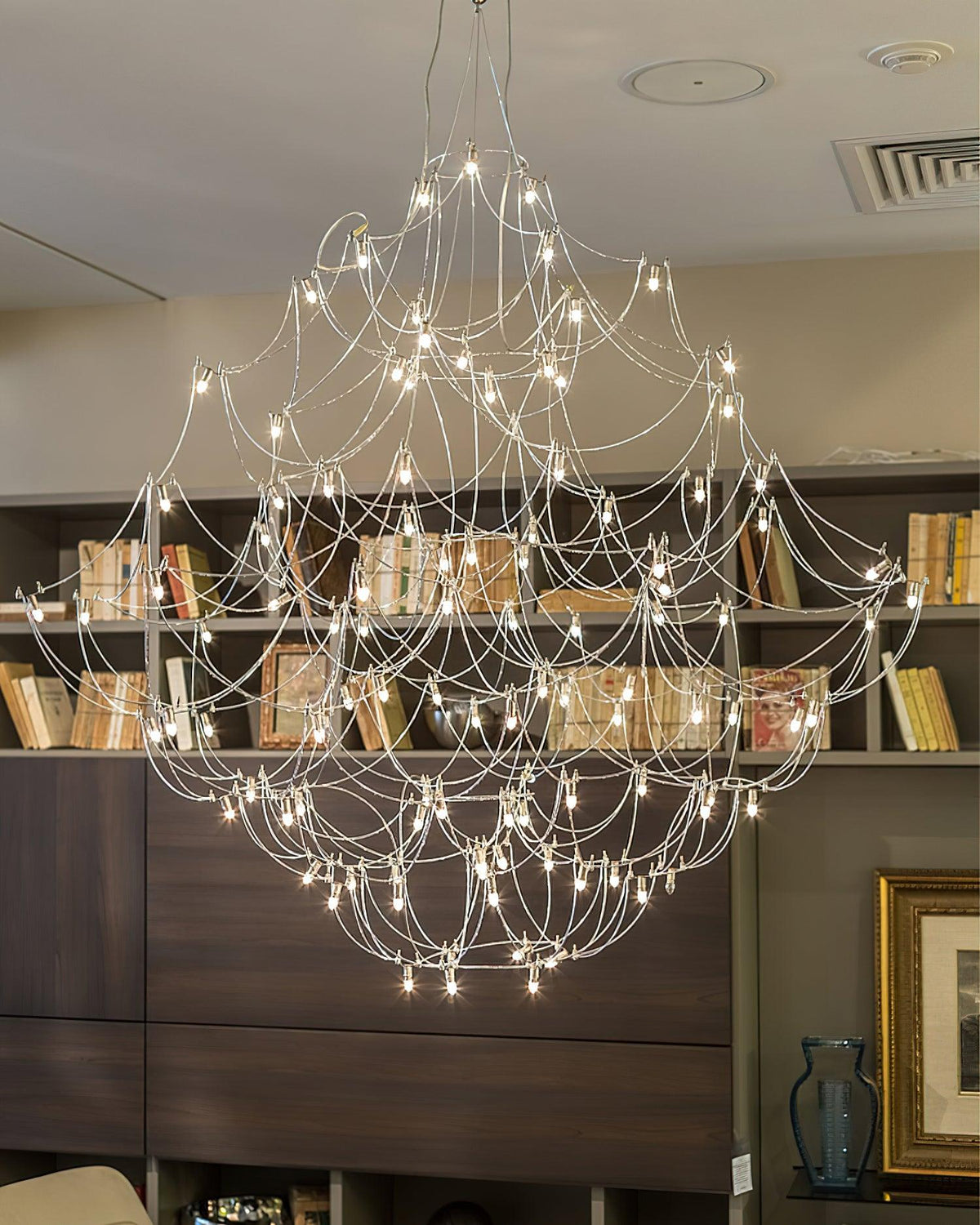 Adairenna Stainless Steel Chandelier-Moonnatur