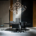 Adairenna Stainless Steel Chandelier-Moonnatur