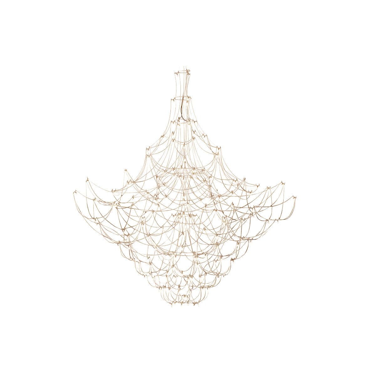 Adairenna Stainless Steel Chandelier-Moonnatur