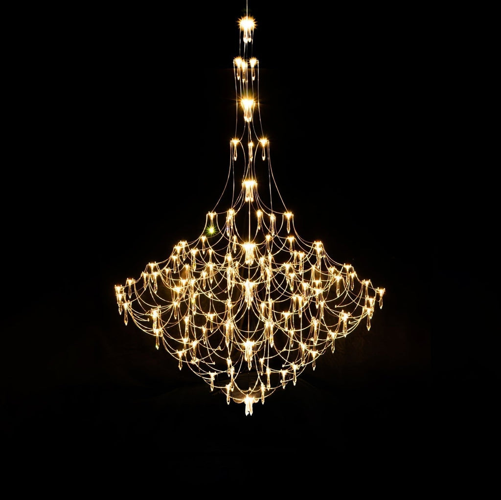 Adairenna Stainless Steel Chandelier-Moonnatur