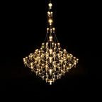 Adairenna Stainless Steel Chandelier-Moonnatur