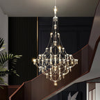 Adairenna Stainless Steel Chandelier-Moonnatur