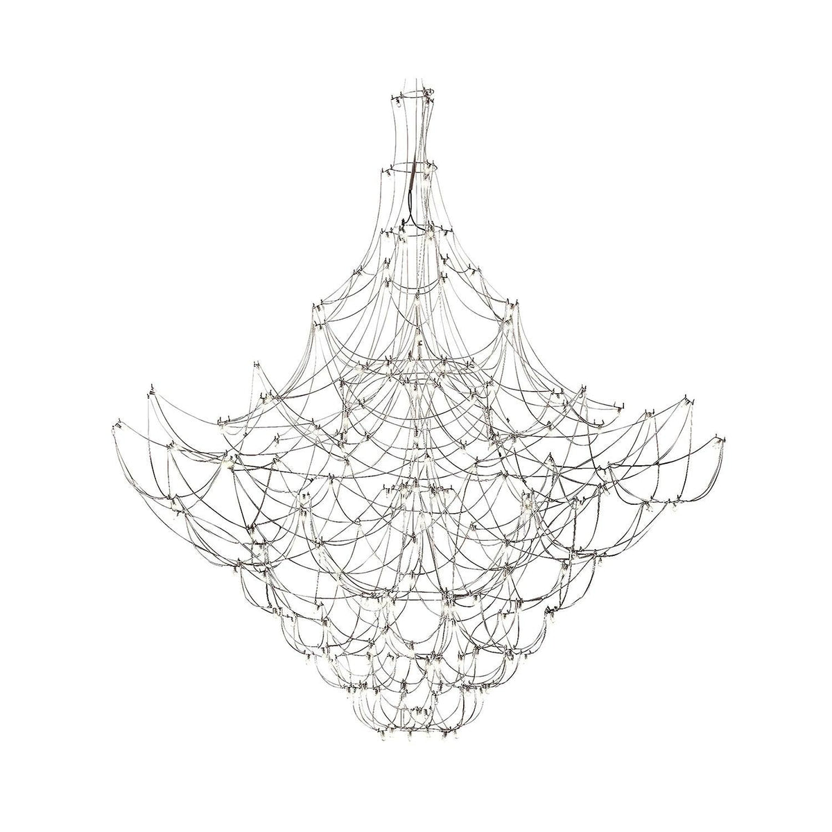 Adairenna Stainless Steel Chandelier-Moonnatur