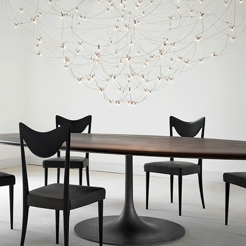 Adairenna Stainless Steel Chandelier-Moonnatur