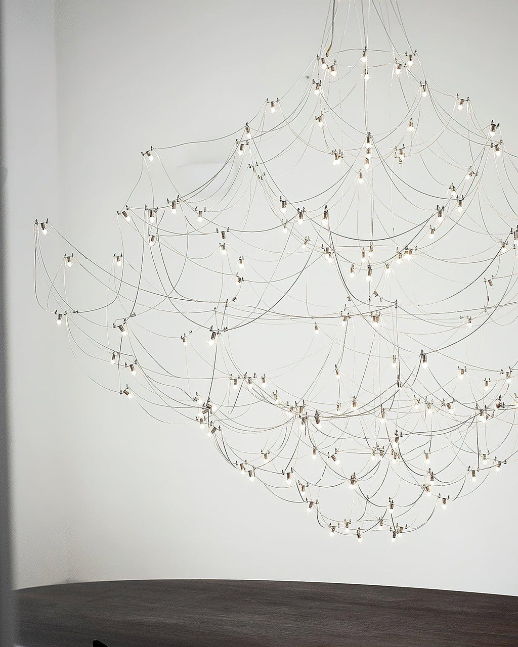 Adairenna Stainless Steel Chandelier-Moonnatur