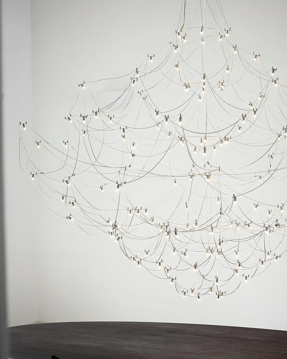 Adairenna Stainless Steel Chandelier-Moonnatur