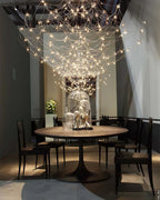 Adairenna Stainless Steel Chandelier-Moonnatur