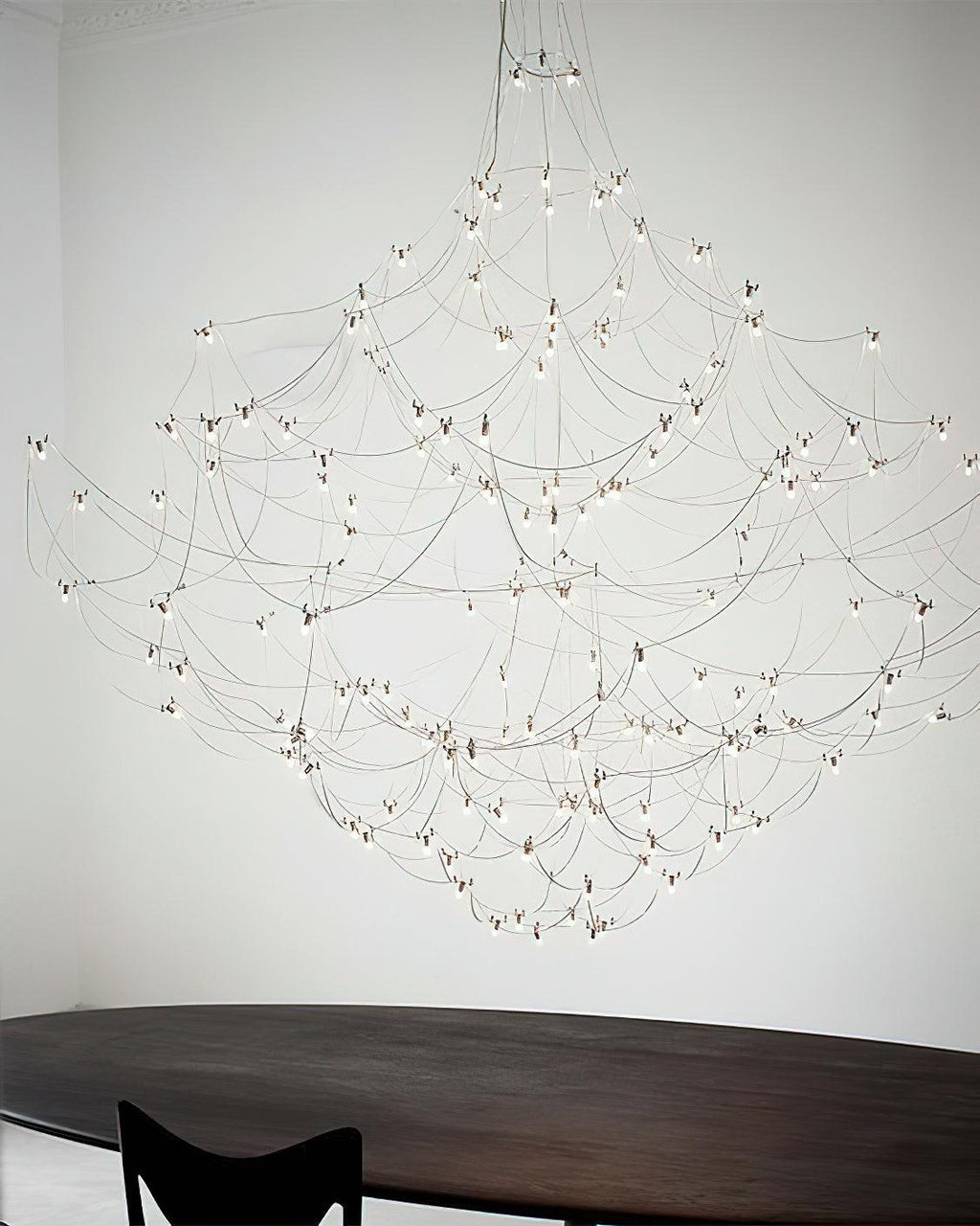 Adairenna Stainless Steel Chandelier-Moonnatur