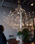 Adairenna Stainless Steel Chandelier-Moonnatur