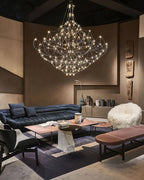 Adairenna Stainless Steel Chandelier-Moonnatur
