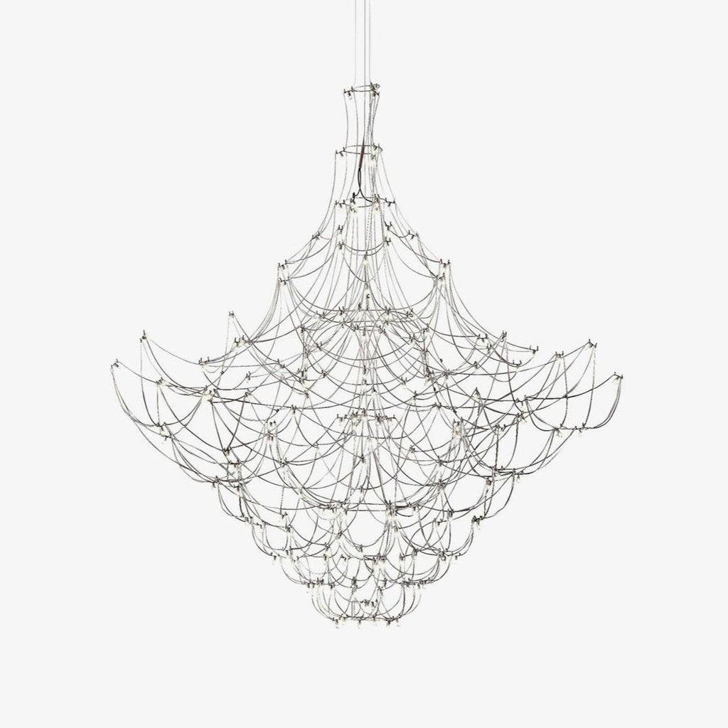 Adairenna Stainless Steel Chandelier-Moonnatur