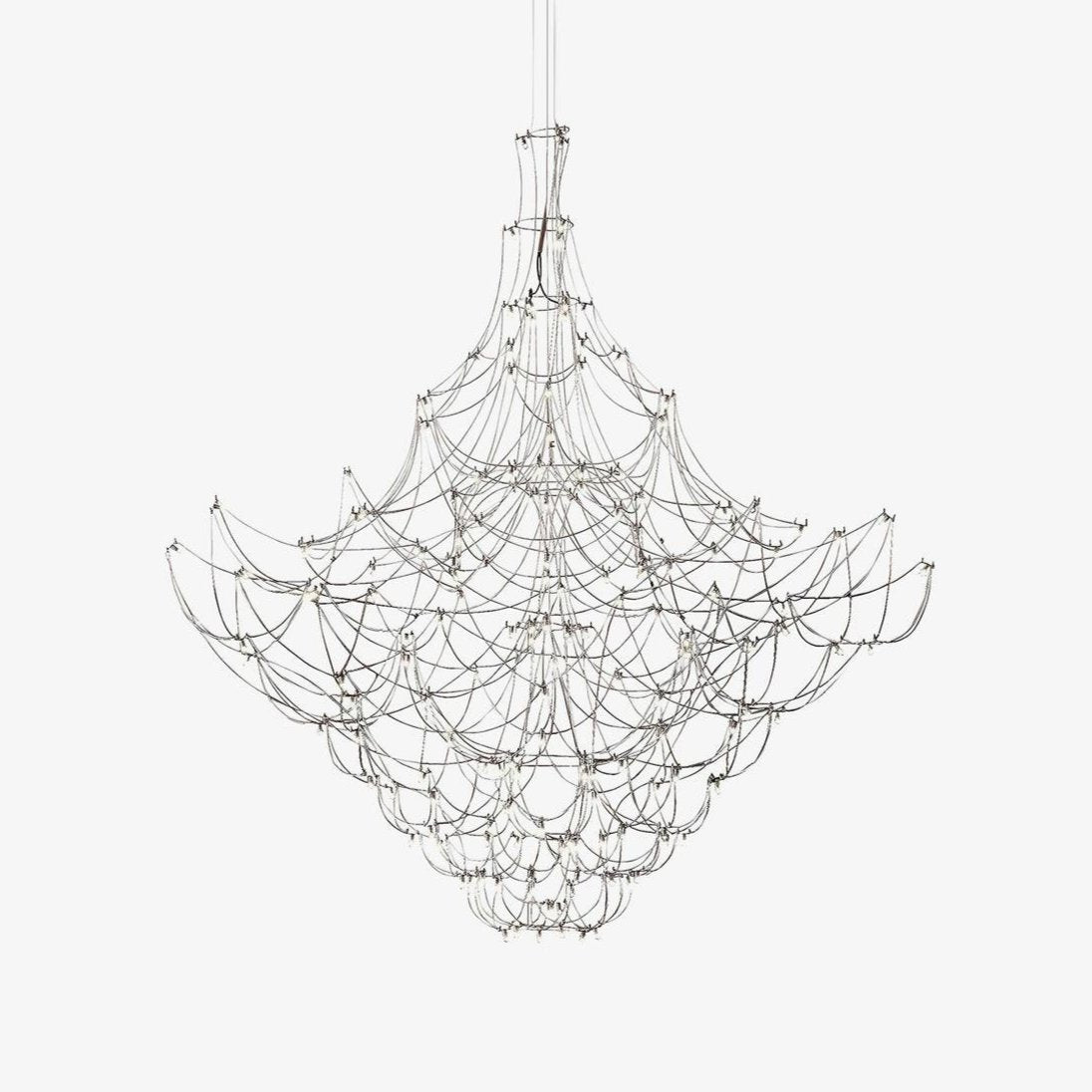 Adairenna Stainless Steel Chandelier-Moonnatur