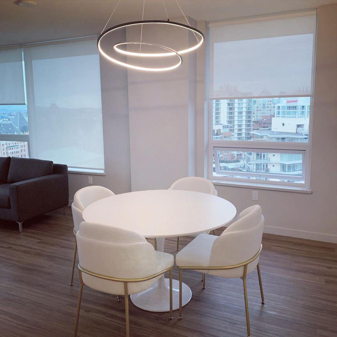 Hadrenenna Aluminium Chandelier-Moonnatur