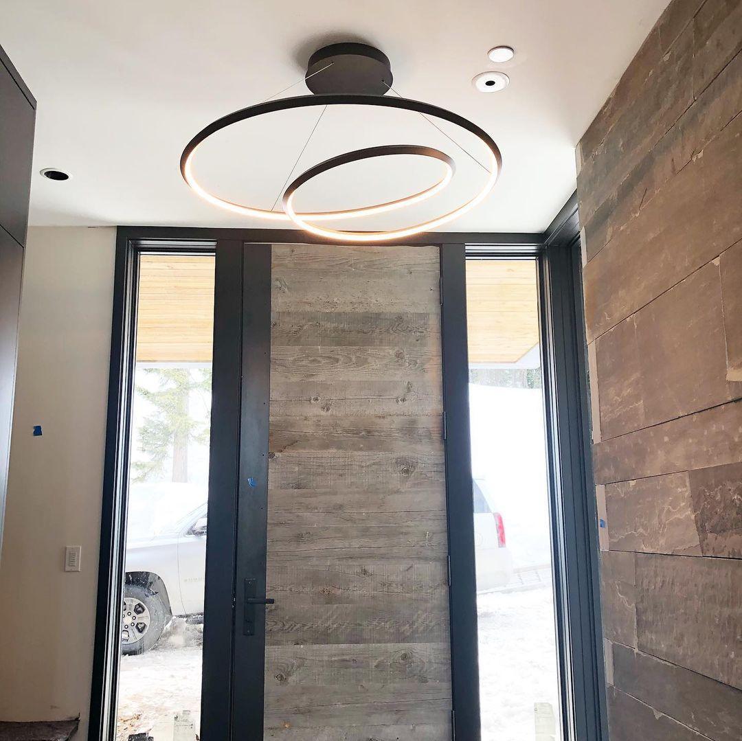Hadrenenna Aluminium Chandelier-Moonnatur