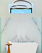 Hadrenenna Aluminium Chandelier-Moonnatur