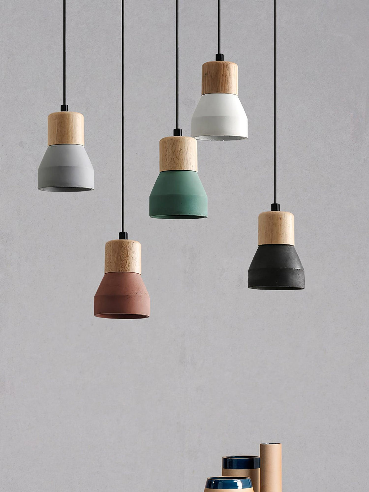 Sylvenis Cement Pendant Light-Moonnatur