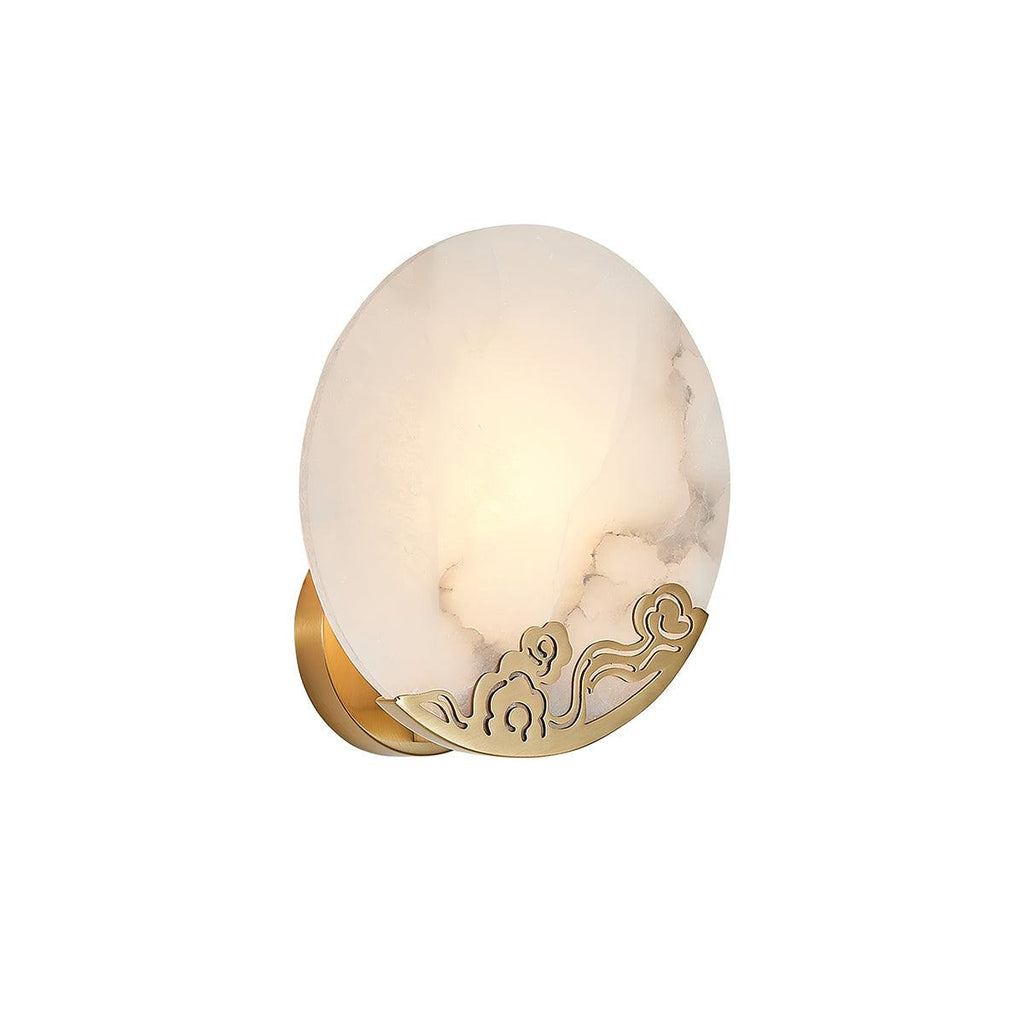 Tarnelenora Alabaster Wall Light-Moonnatur