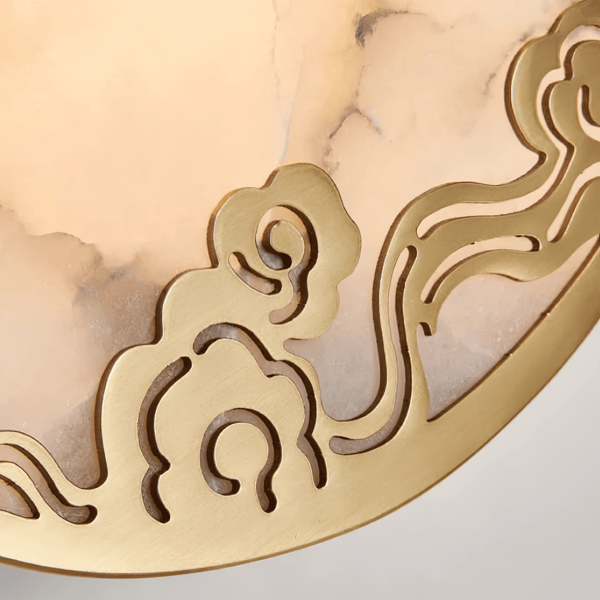 Tarnelenora Alabaster Wall Light-Moonnatur