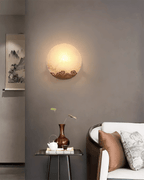 Tarnelenora Alabaster Wall Light-Moonnatur