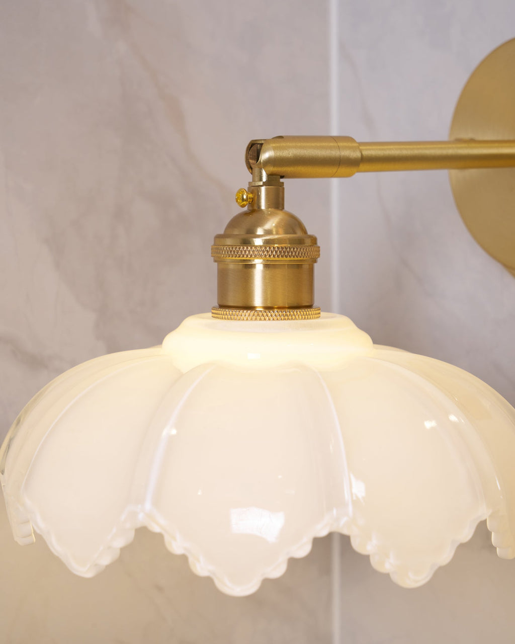 Larkaria Glass Wall Light-Moonnatur